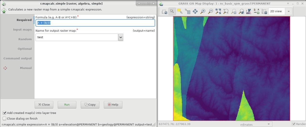 GRASS GIS 7.4.4 data\nprocessing